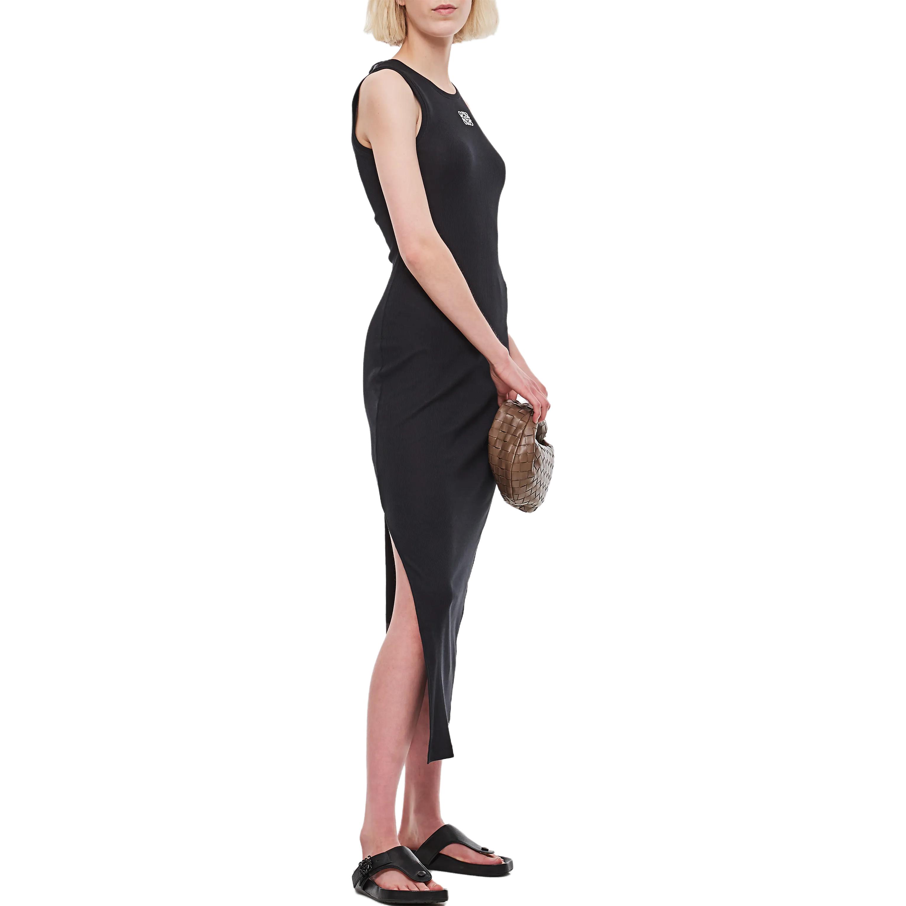 Purchase (W) LOEWE 修身黑色无袖长裙配标志设计。 S359Y51X67-1100