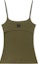Order (W) LOEWE 細身刺繡徽標背心 橄欖綠色。 S359Y23X99-4160