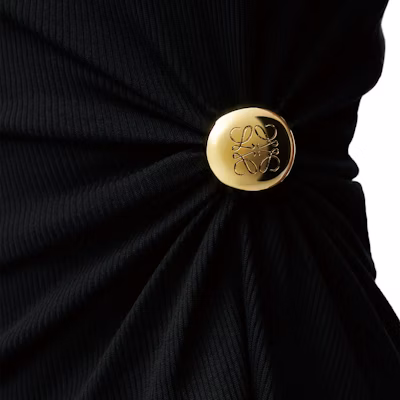 (Women) LOEWE Slim Fit Solid Color Crew Neck Tank Top Black FW24 S359Y23XA2-1100 Details for (Women) LOEWE Slim Fit Solid Color Crew Neck Tank Top Black FW24 S359Y23XA2-1100