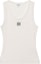 Buy (W) LOEWE Camiseta sin Mangas Ajustada de Color Sólido en Blanco. S359Y23X84-2100