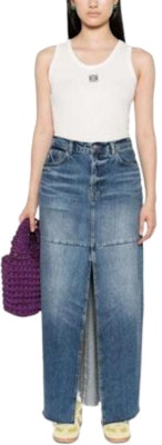 (W) LOEWE Camiseta sin Mangas Ajustada de Color Sólido en Blanco. S359Y23X84-2100 Shop (W) LOEWE Camiseta sin Mangas Ajustada de Color Sólido en Blanco. S359Y23X84-2100