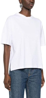 (W) LOEWE 純色休閒圓領短袖T恤 白色 S359Y22X58-2100 Purchase (W) LOEWE 純色休閒圓領短袖T恤 白色 S359Y22X58-2100