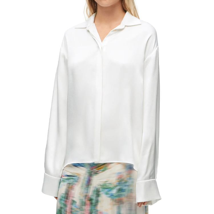 Shop (W) LOEWE Baju Kasual Minimalis Warna Solid S540Y05X68-2090