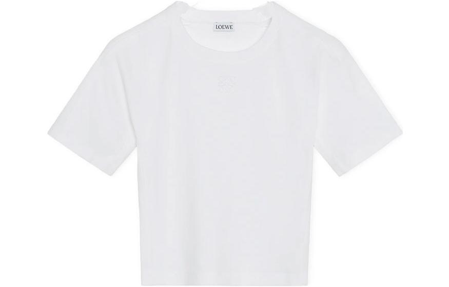 Order (W) LOEWE 纯色刺绣标志T恤 黑色 FW23 S540Y22X41-1100