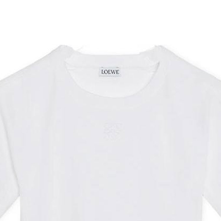 Lookbook (W) LOEWE 纯色刺绣标志T恤 黑色 FW23 S540Y22X41-1100