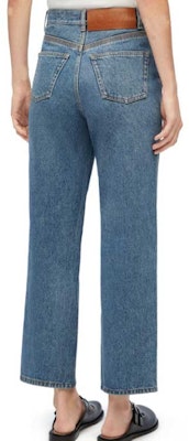 (W) ロエベ ロゴプリント入りストレートデニム ジーンズ ミッドウエスト ブルー S359Y11X90-5475 Purchase (W) ロエベ ロゴプリント入りストレートデニム ジーンズ ミッドウエスト ブルー S359Y11X90-5475