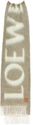 (W) LOEWE 流苏边印花围巾卡其绿 F811257X03-4166 Buy (W) LOEWE 流苏边印花围巾卡其绿 F811257X03-4166