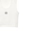Sizing (W) LOEWE 白色标志印花短款背心。 S359Y23X85-2100