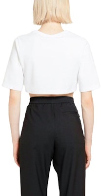 (W) LOEWE 白色短袖Logo印花圓領短版T恤。 S540Y22X43-2100 Purchase (W) LOEWE 白色短袖Logo印花圓領短版T恤。 S540Y22X43-2100