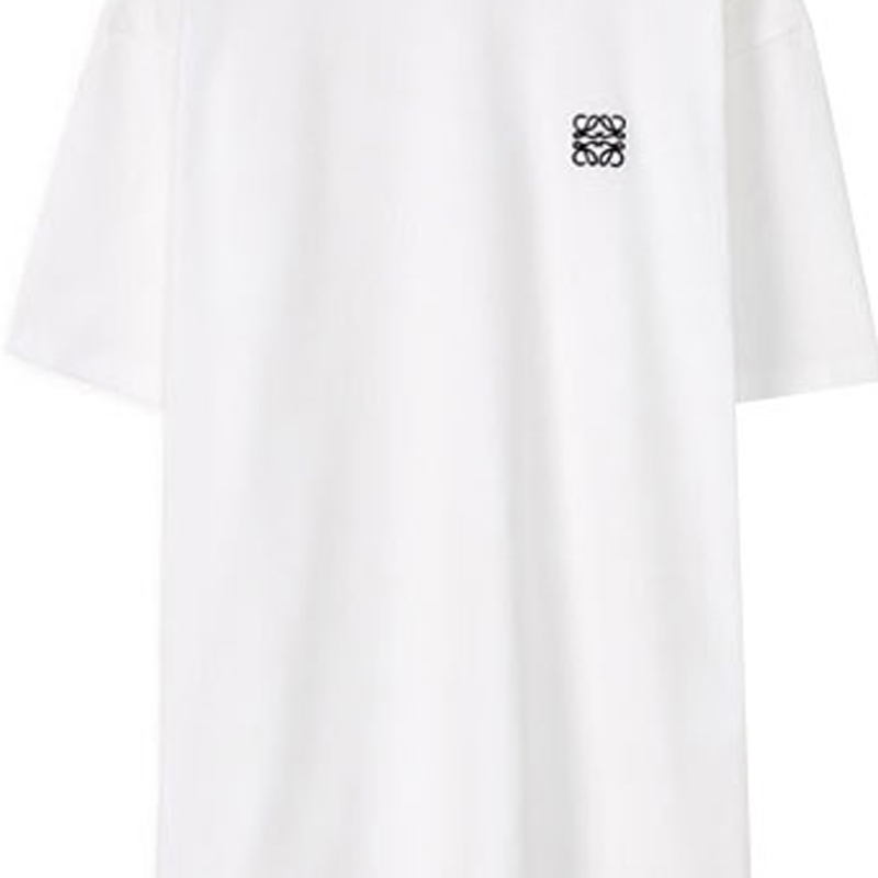 (Women) LOEWE  White T-Shirt with Embroidered Chest Logo. S359Y22X12-2100 圖 7