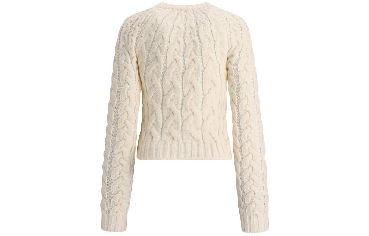 Lookbook (W) LOEWE Suéter de Lana Blanca con Logo Bordado. S359Y14KDO-2100