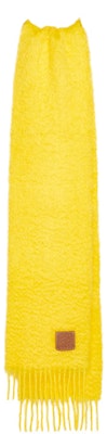 (W) LOEWE 黃色Logo刺繡羊毛圍巾. F655254X01-8100 Lookbook (W) LOEWE 黃色Logo刺繡羊毛圍巾. F655254X01-8100