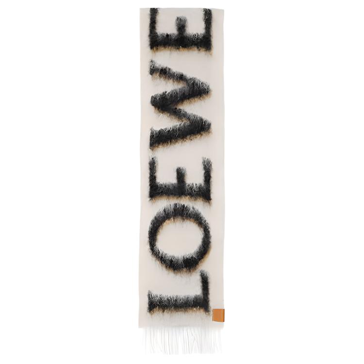 (Women) LOEWE Alphabet Fashion Knit Scarf for Women F811257X03-3154