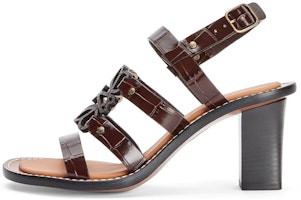 (Women) LOEWE Anagram 'Brown Casual High-Heel' L815465X22-3110 (Women) LOEWE Anagram 'Brown Casual High-Heel' L815465X22-3110