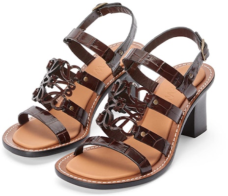 (W) 로에베 아나그램 브라운 캐주얼 하이힐 L815465X22-3110 Lookbook (W) 로에베 아나그램 브라운 캐주얼 하이힐 L815465X22-3110