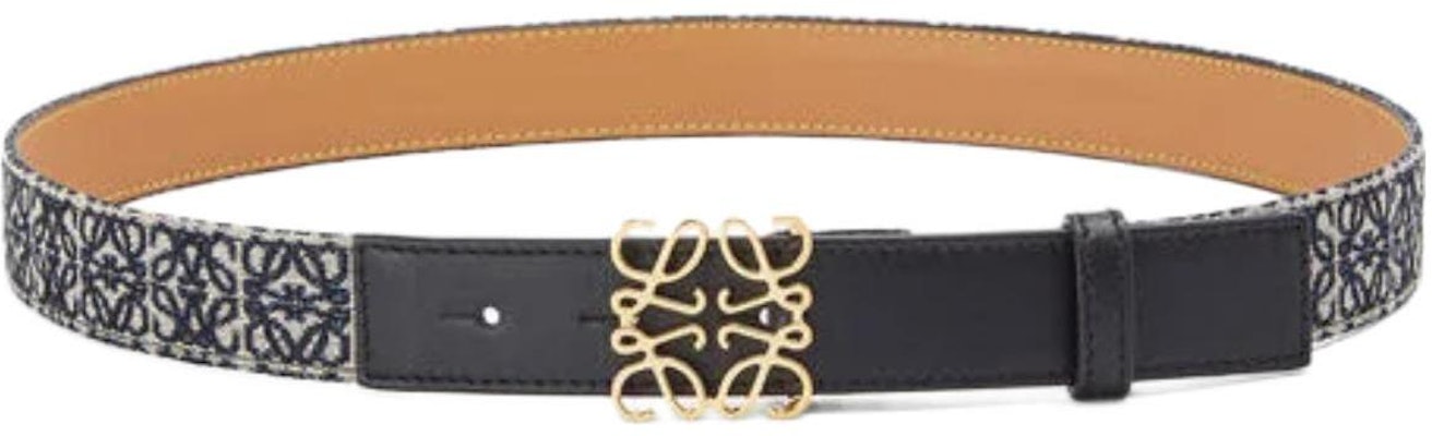 (W) LOEWE Anagram 黑色提花皮带 2.8cm 时尚设计 E619Z26X01-1206 Order (W) LOEWE Anagram 黑色提花皮带 2.8cm 时尚设计 E619Z26X01-1206