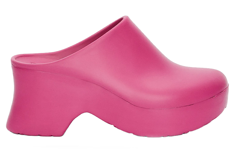 (W) LOEWE Anagram 'Pink Chunky Heel Slides' 圖 2
