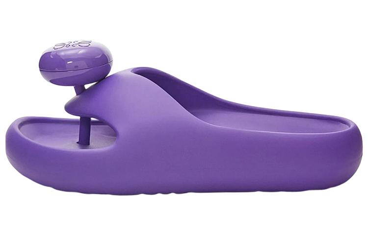 Buy (W) LOEWE Anagram ''Paarse Fashion Teenslippers'' L616S03X02-6100