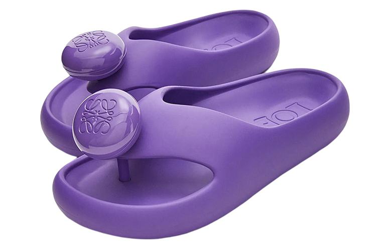 Lookbook (W) LOEWE Anagram ''Paarse Fashion Teenslippers'' L616S03X02-6100