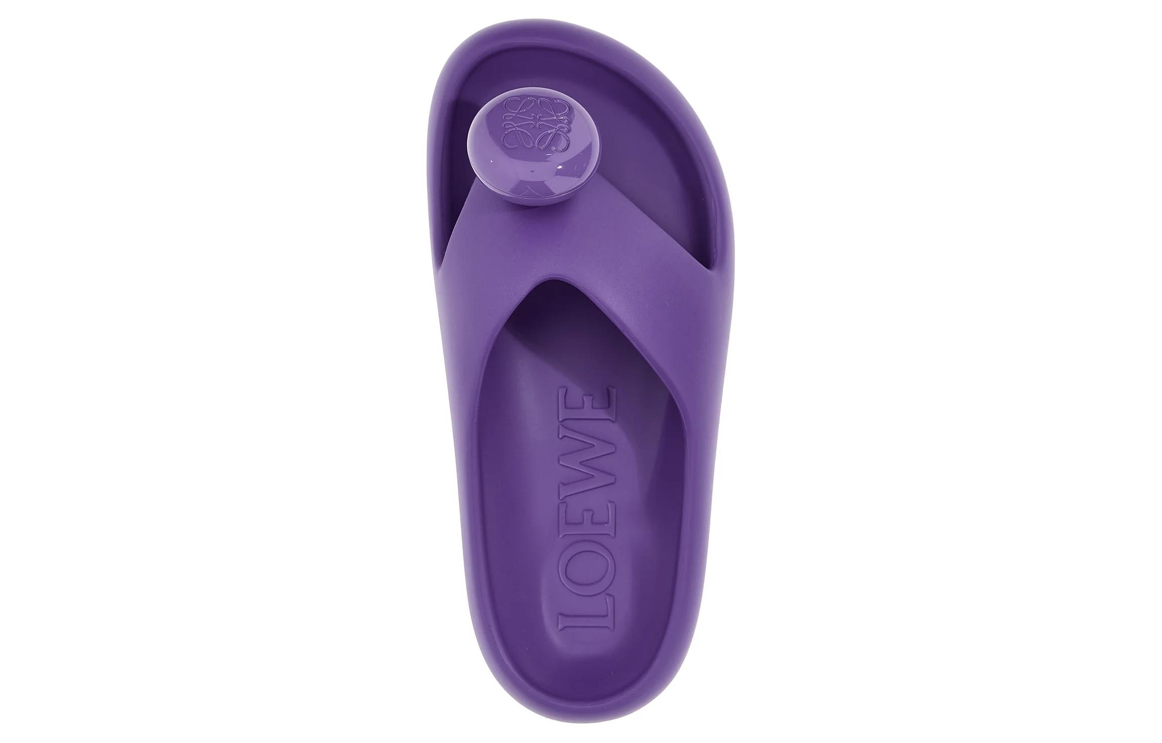 Purchase (W) LOEWE Anagram ''Paarse Fashion Teenslippers'' L616S03X02-6100