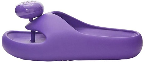 (Women) LOEWE Anagram 'Purple Fashion Flip-Flop' L616S03X02-6100 (Women) LOEWE Anagram 'Purple Fashion Flip-Flop' L616S03X02-6100