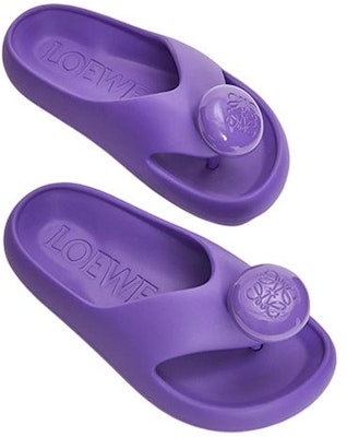 (W) 로에베 아나그램 퍼플 플립플랍 (Loewe Anagram Purple Flip-Flop) L616S03X02-6100 Lookbook (W) 로에베 아나그램 퍼플 플립플랍 (Loewe Anagram Purple Flip-Flop) L616S03X02-6100