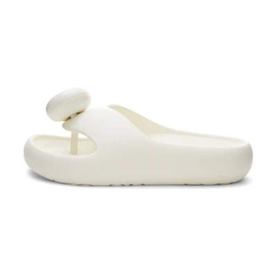 (W) LOEWE Anagram 'White Platform Thong Sandal'