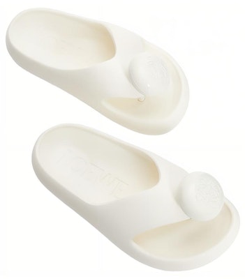 (Women) LOEWE Anagram 'White Platform Thong Sandal' L616S03X02-2100 Purchase (Women) LOEWE Anagram 'White Platform Thong Sandal' L616S03X02-2100