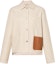 Buy (Women) LOEWE Anagram Cotton Single-Breasted Jacket Women’s Off-White. S359330XCV-2453