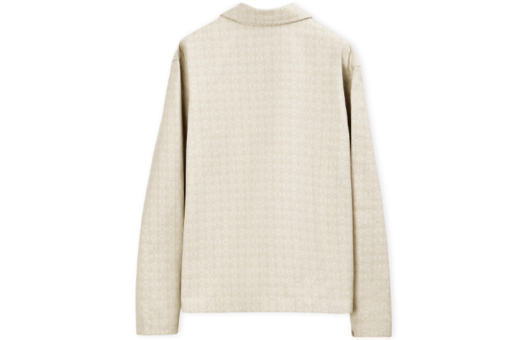 Lookbook (W) Chaqueta Mujer LOEWE Anagram Algodón Blanco Roto de un Solo Botón. S359330XCV-2453