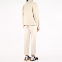 Purchase (W) LOEWE Anagram 棉質單排扣外套 女士款 米白色。 S359330XCV-2453