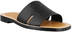 Order (W) Sandal Rata LOEWE Anagram 'Kulit Hitam' 45310860-1100