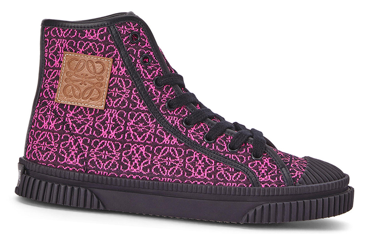 (W) LOEWE Anagram High-Top Sneaker 'Red Black' 圖 2