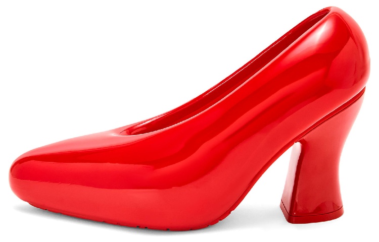 (Women) LOEWE Anagram High Heel Mules 'Patent Red' L814S01X73-7708