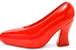 (W) LOEWE Anagram Kasut Tumit Tinggi 'Patent Merah' L814S01X73-7708