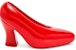 (W) LOEWE Anagram Kasut Tumit Tinggi 'Patent Merah' L814S01X73-7708