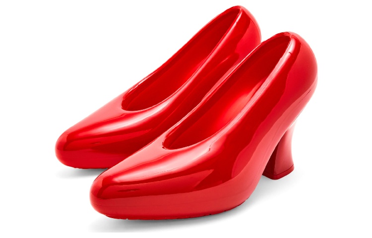 Lookbook (Women) LOEWE Anagram High Heel Mules 'Patent Red' L814S01X73-7708