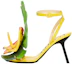 Buy (W) LOEWE Anagram Kulit Heels Gesper Slide 'Acacia Yellow' L814465X55-8802