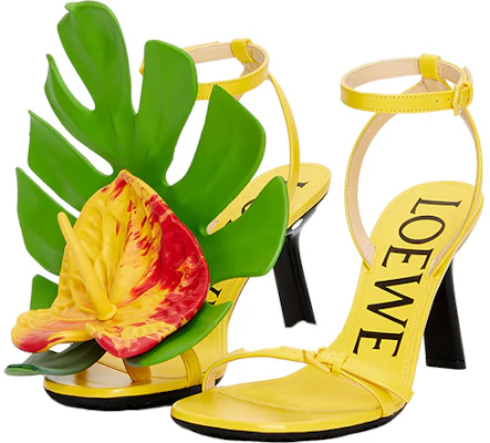 (W) LOEWE Anagram Kulit Heels Gesper Slide 'Acacia Yellow' L814465X55-8802 Lookbook (W) LOEWE Anagram Kulit Heels Gesper Slide 'Acacia Yellow' L814465X55-8802