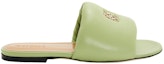 Order (W) LOEWE Anagram Logo Sandal Kulit Rata 'Hijau Muda' L815379X70-4320