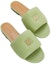 Shop (W) LOEWE Anagram Logo Sandal Kulit Rata 'Hijau Muda' L815379X70-4320