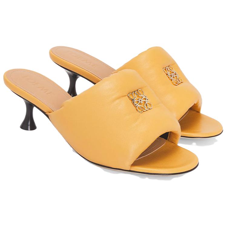 (W) LOEWE Anagram Leather Mule 'Yellow Fashion' 圖 4