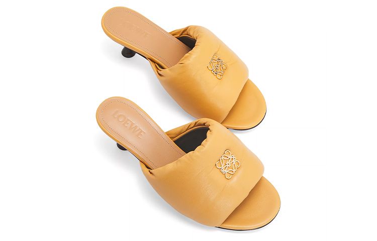 (W) LOEWE Anagram Leather Mule 'Yellow Fashion' 圖 5