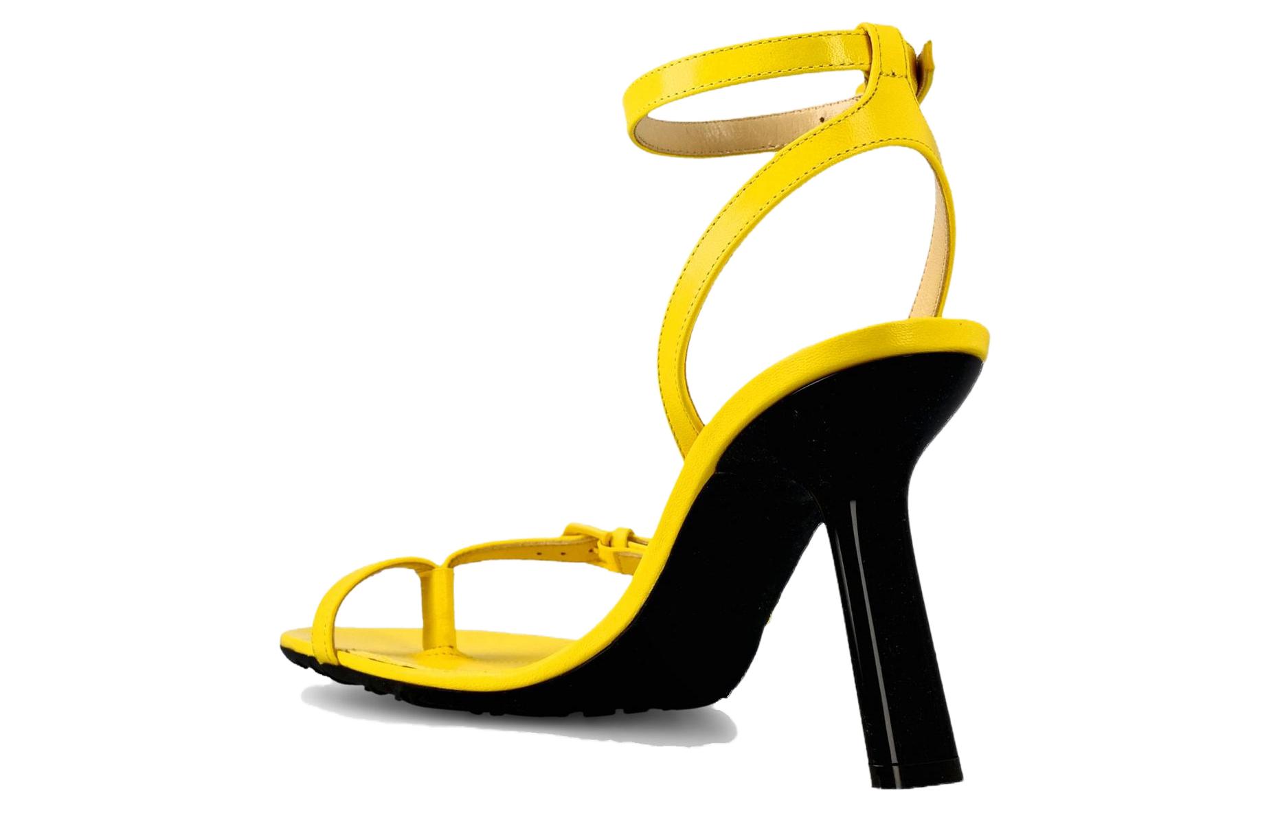 Purchase (W) 로에베 아나그램 에나멜 버클 힐 샌들 '아카시아 옐로우' L814465X58-8802