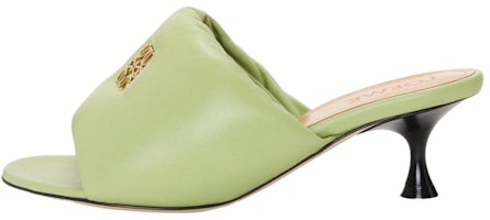 (Women) LOEWE Anagram Leather Stiletto Slide 'Green Fashion' L815379X72-4320 (Women) LOEWE Anagram Leather Stiletto Slide 'Green Fashion' L815379X72-4320