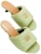 (W) LOEWE Anagram Kulit Stiletto Slide 'Green Fashion' L815379X72-4320