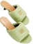 Shop (W) LOEWE Anagram Kulit Stiletto Slide 'Green Fashion' L815379X72-4320