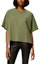 Shop (W) Camiseta Crop Verde Salvia LOEWE con Logo Anagrama Bordado. S359341XA4-4380