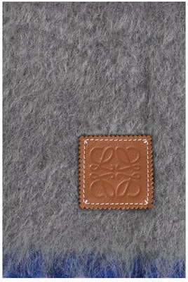 (Women) LOEWE Anagram Logo Mohair Knit Scarf Women’s Grey. F811257XA2 Shop (Women) LOEWE Anagram Logo Mohair Knit Scarf Women’s Grey. F811257XA2