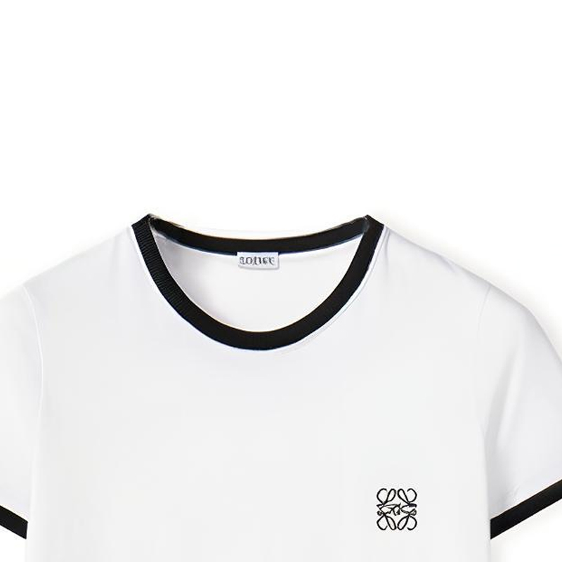 Details for (W) LOEWE Anagram標誌印花純棉短袖T恤 FW22 白色T恤 S359Y22X28-2100